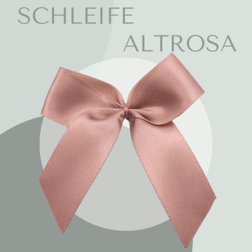 2 Schleifen Groß Altrosa