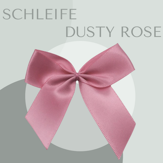 2 Schleifen Groß Dusty Rose