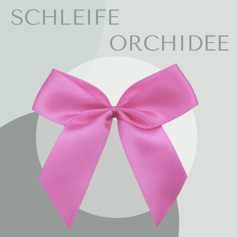 2 Schleifen Groß Orchidee
