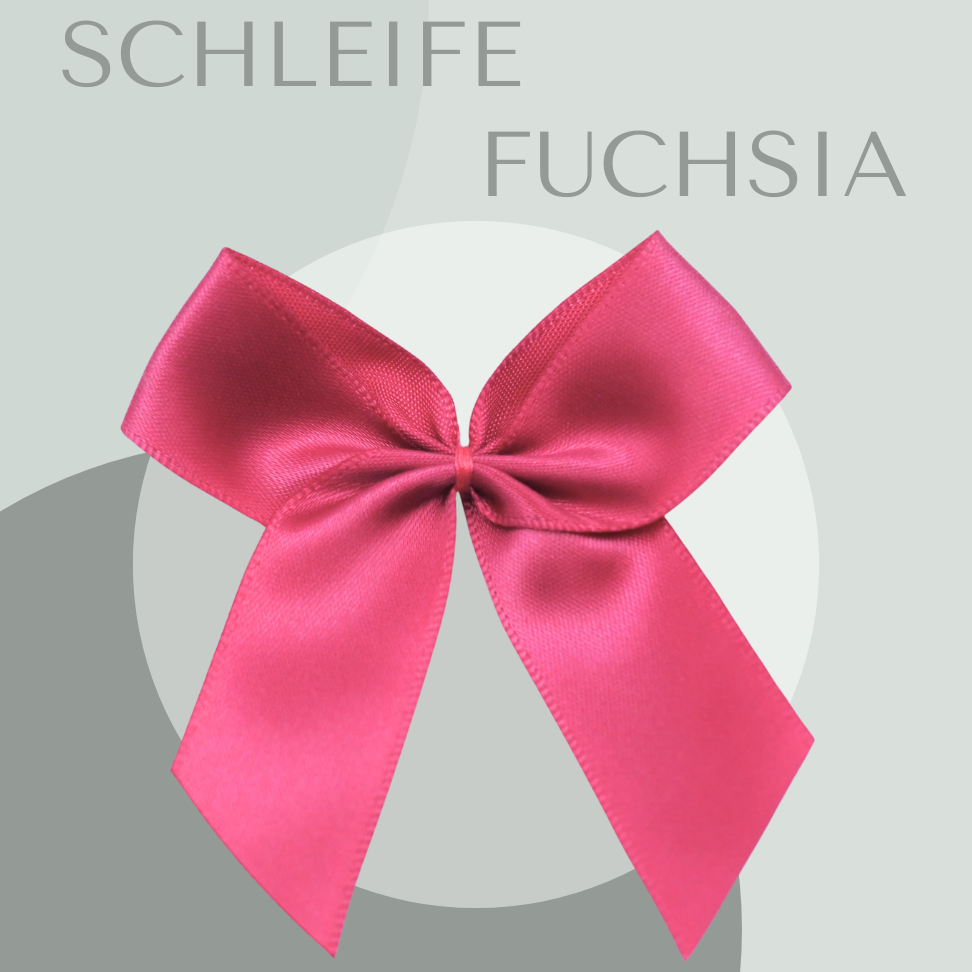 2 Schleifen Groß Fuchsia
