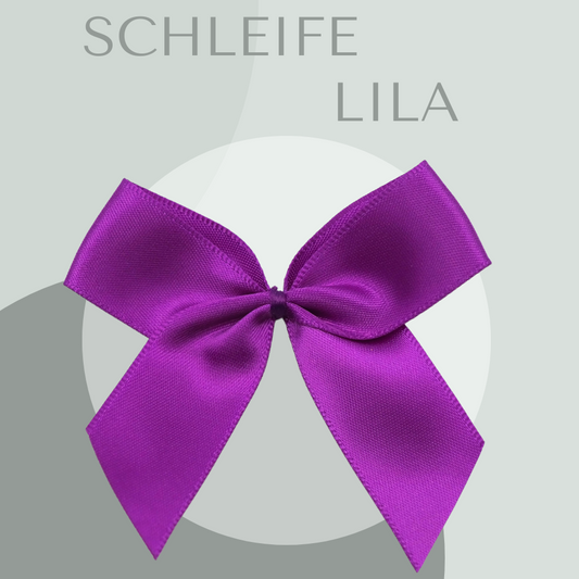 2 Schleifen Groß Lila