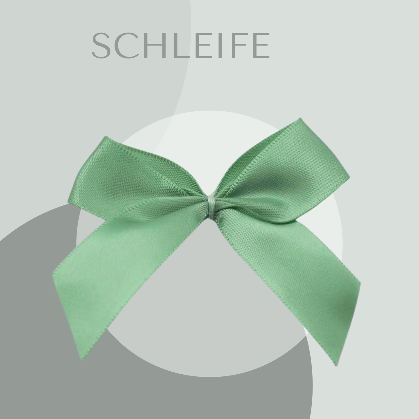 2 Schleifen Groß Dusty Mint