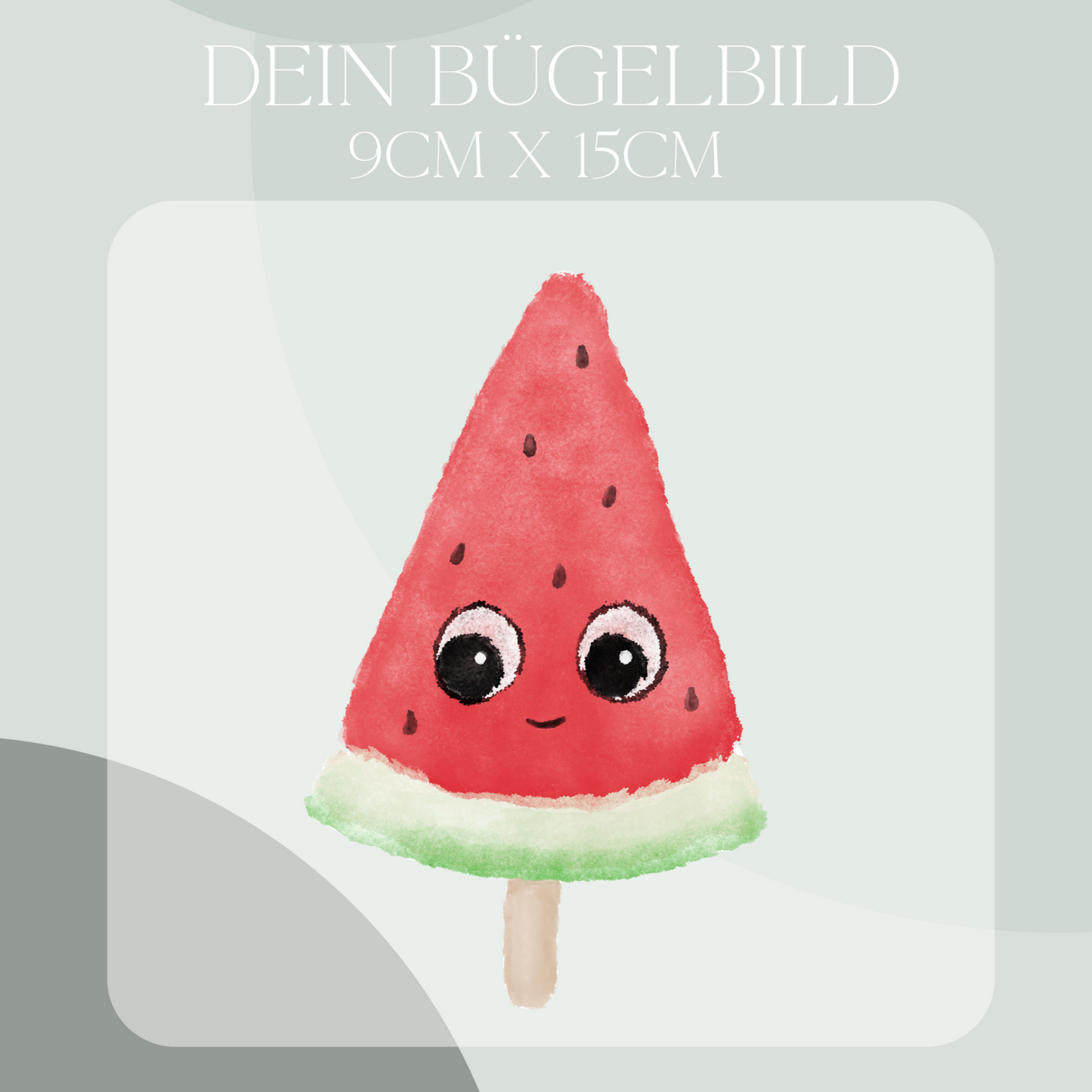 Melone- Maxi Bügel-Bild Eigenproduktion