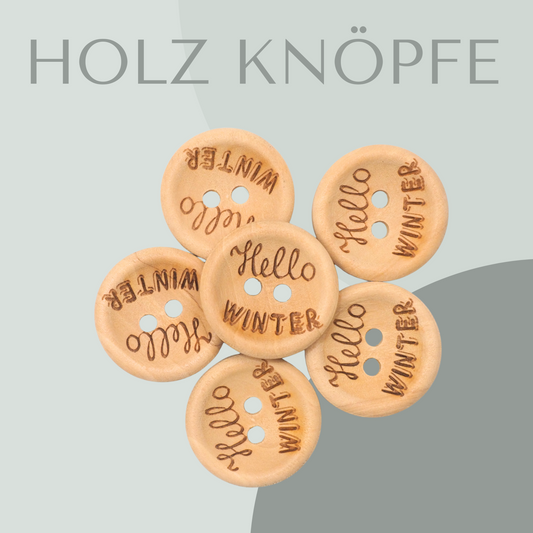 Hello Winter, Holzknopf