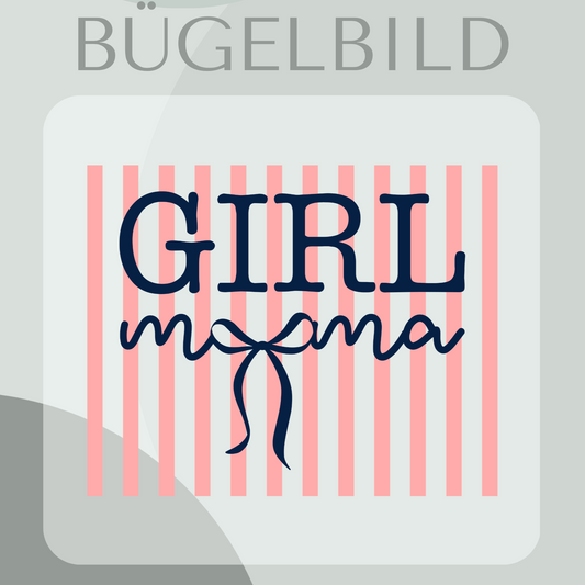 Girl Mama Bügelbild
