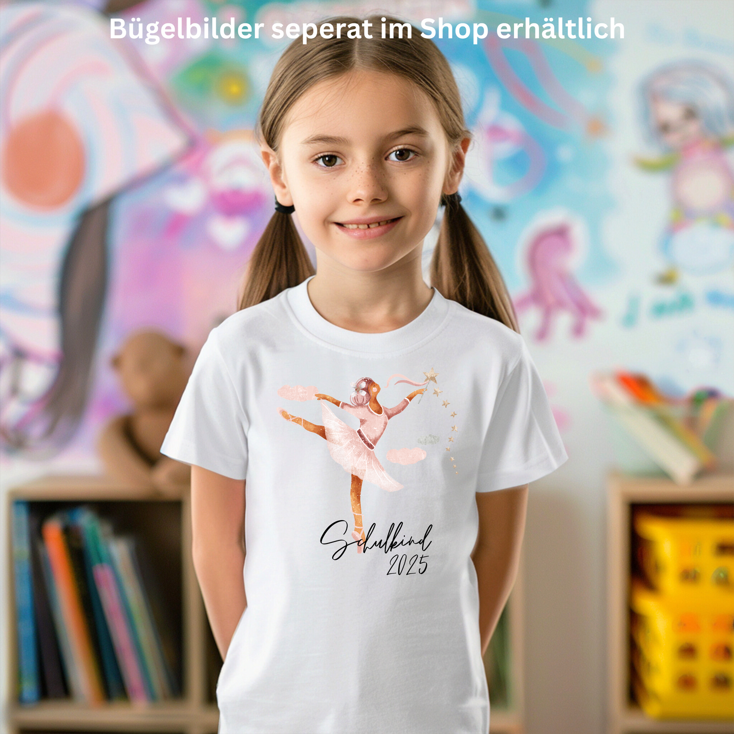 Schulkind 2025 Bügelbild Eigenproduktion