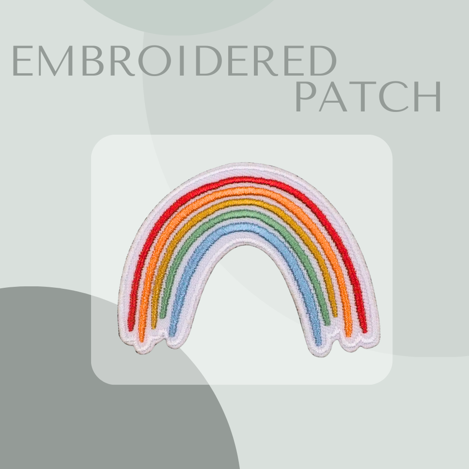 Embroidered Patch Regenbogen Iron-on