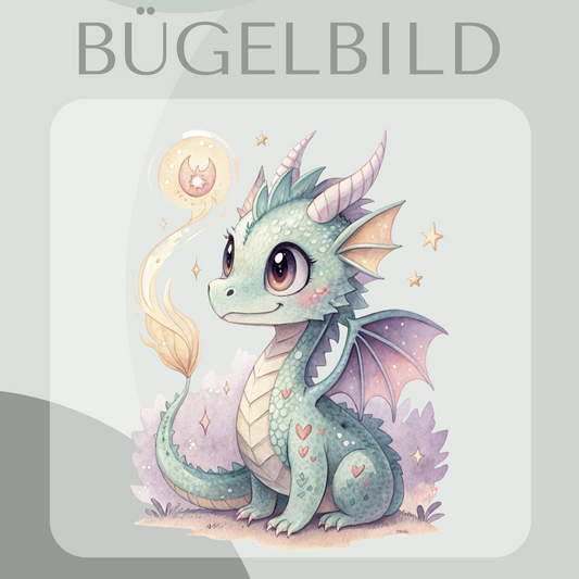 Bügelbild magischer Drache