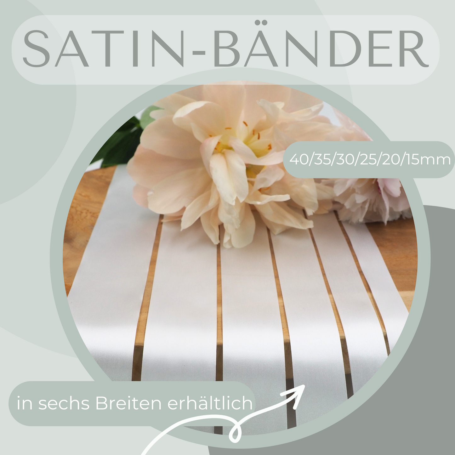Personalisierte Satin-Band Eigenproduktion
