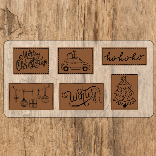 Winter I Bügel-Label Set Eigenproduktion