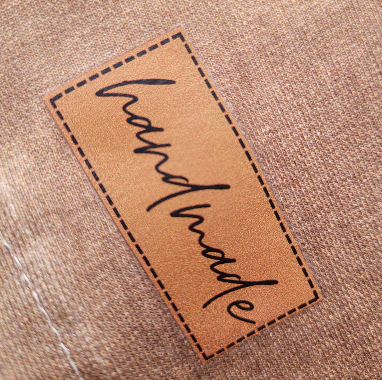 handmade Bügel Label Bügellabel Eigenproduktion