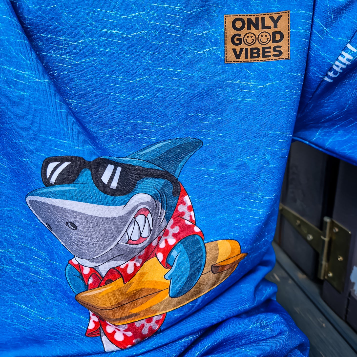 Only Good Vibes Bügel-Label Eigenproduktion
