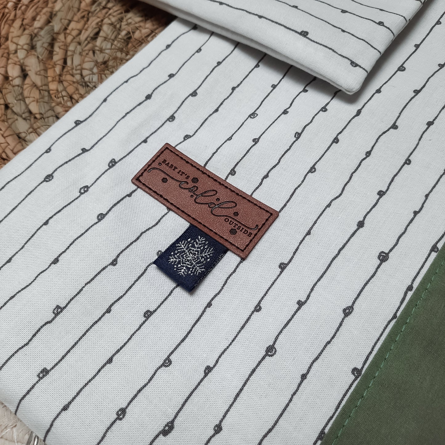 "Cold" Kunstlederlabel Kunstleder Label Eigenproduktion