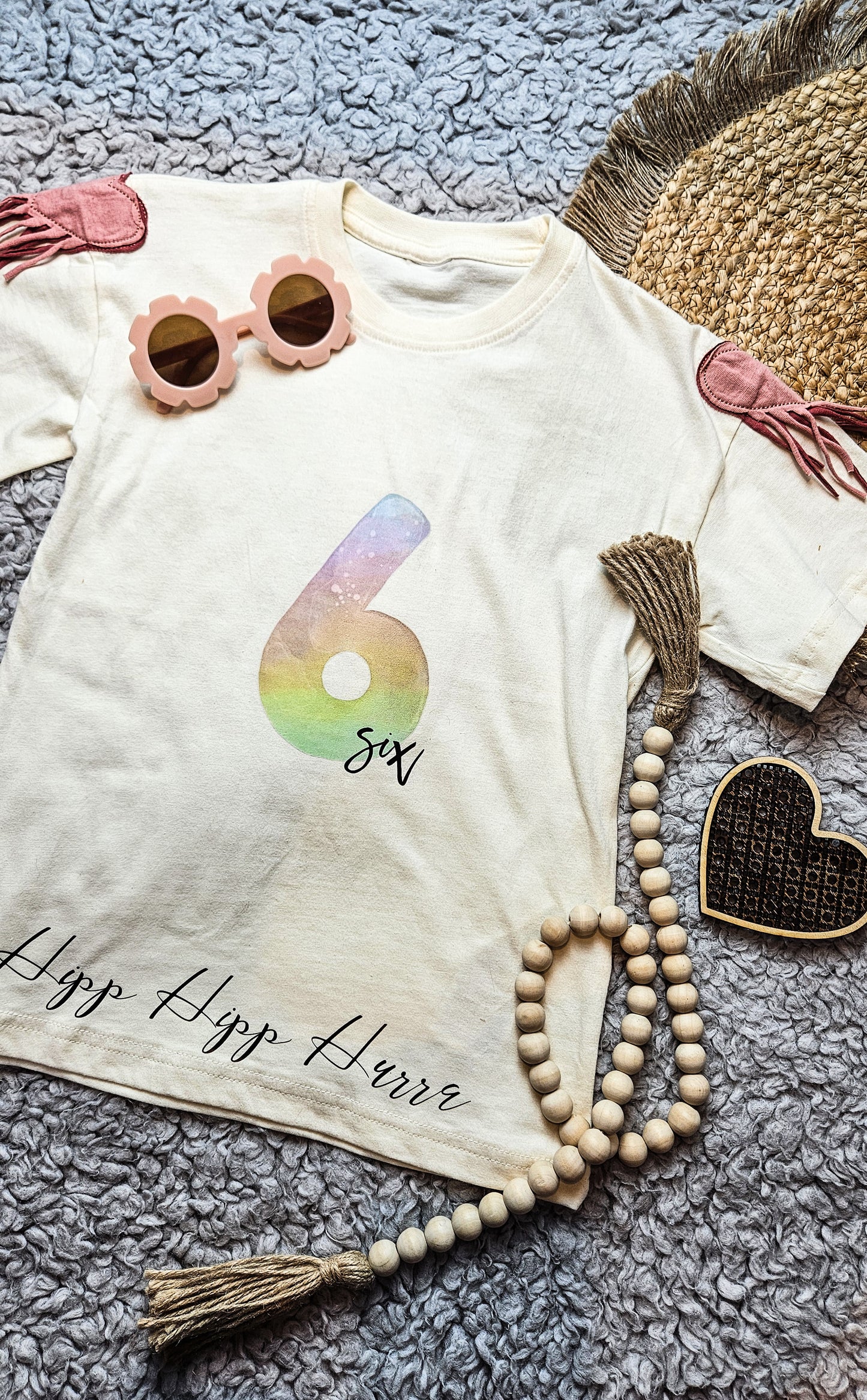 Geburtstag Bügelbild Mix-and-Match ohne Motiv