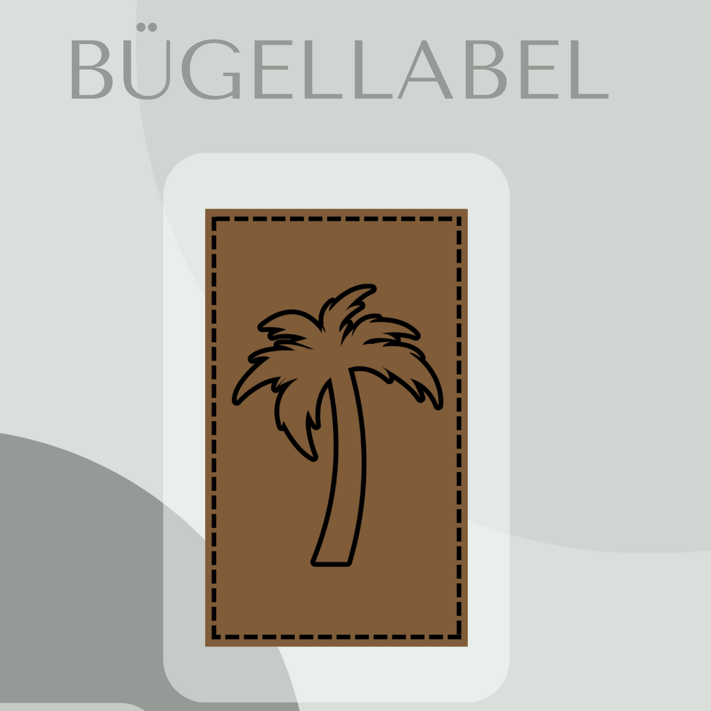 Bügelbild Palme