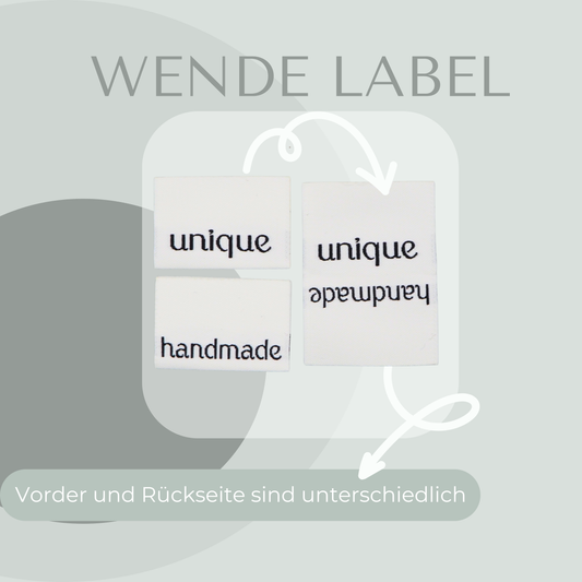 Unique Web Label gewebt Eigenproduktion