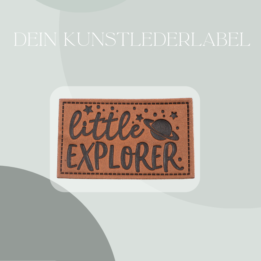 little EXPLORER, Kunstlederlabel