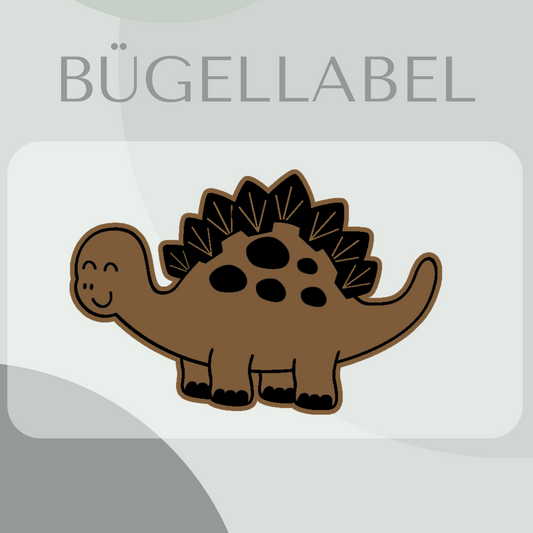 Bügellabel Stegosaurus