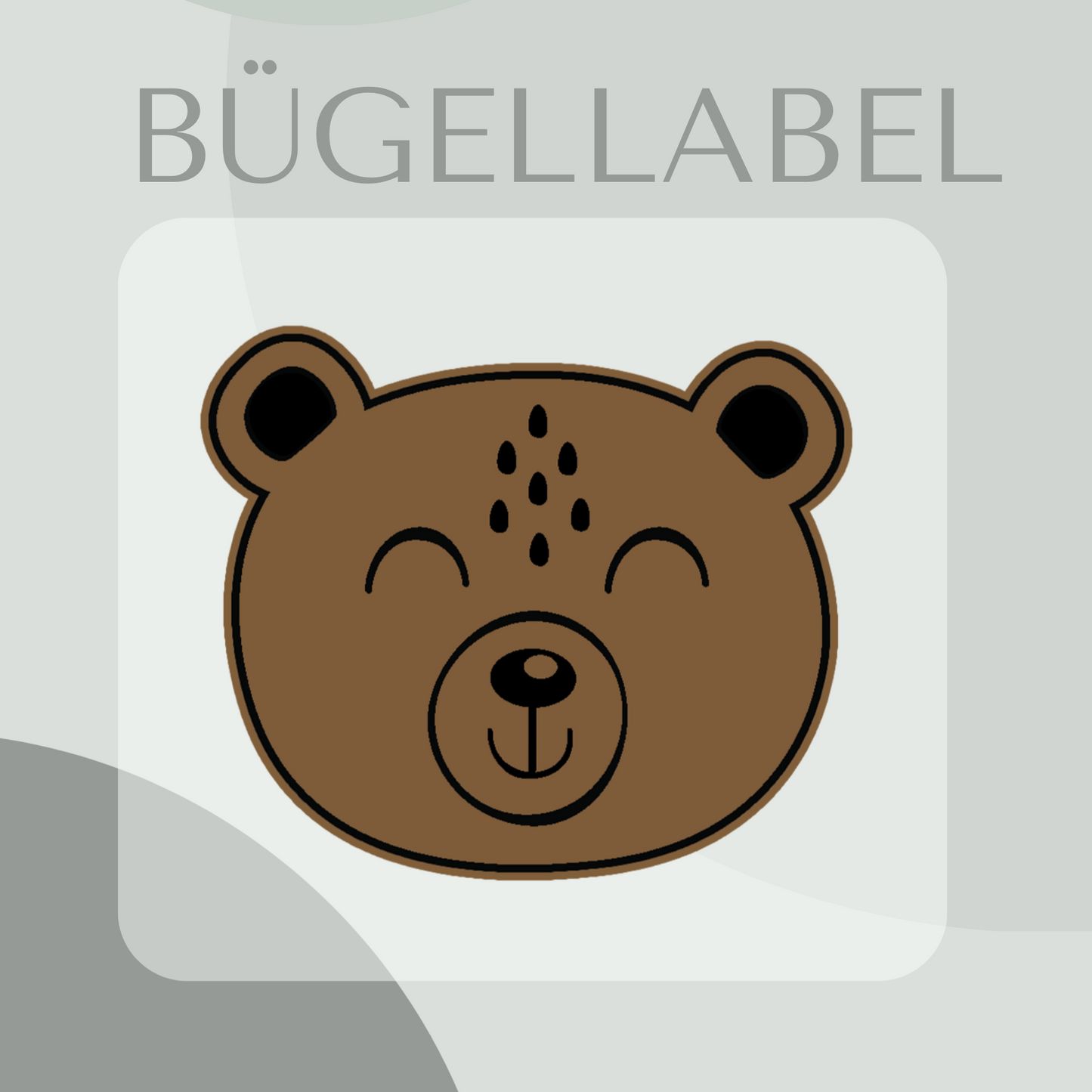 Bügelbild Teddy