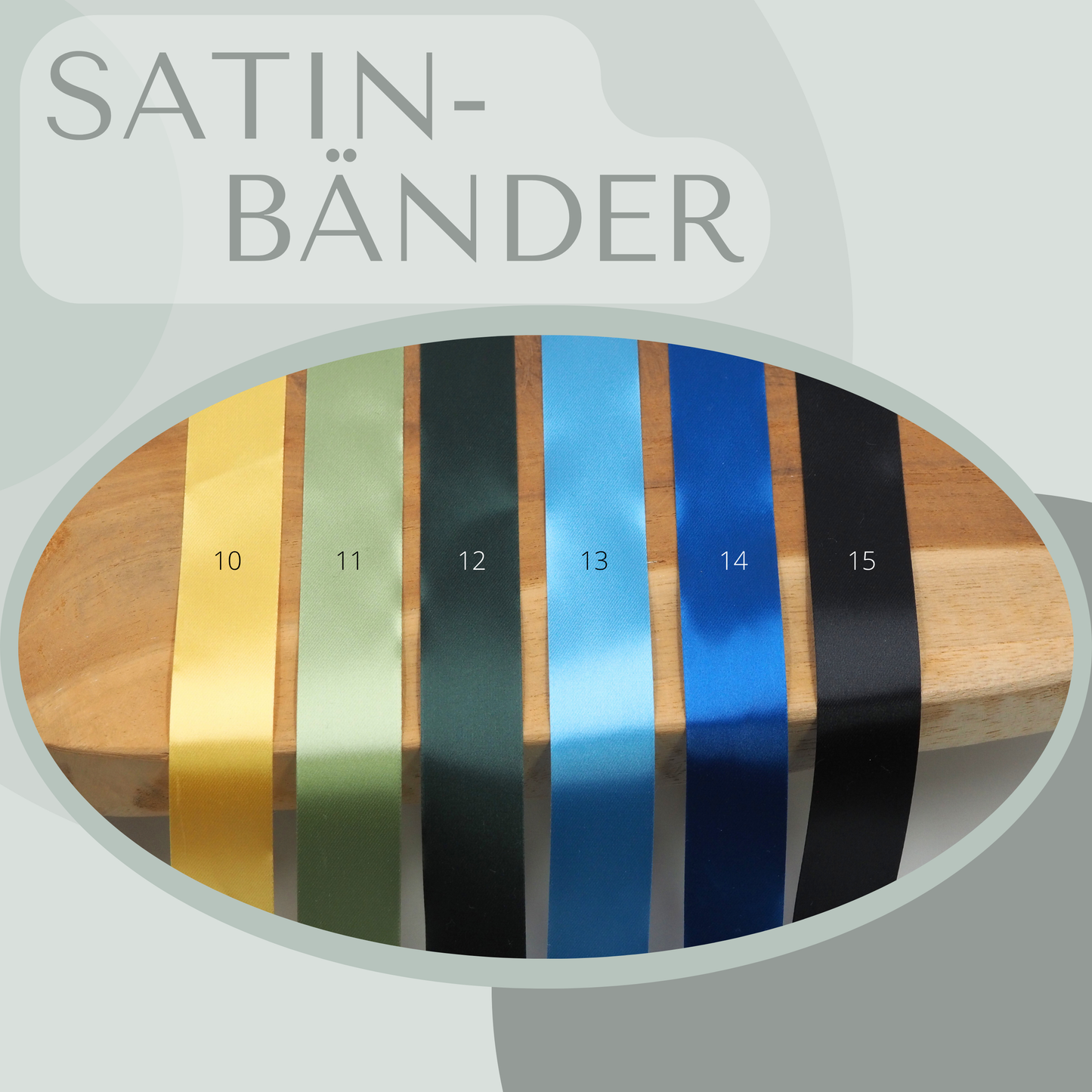 Personalisierte Satin-Band Eigenproduktion