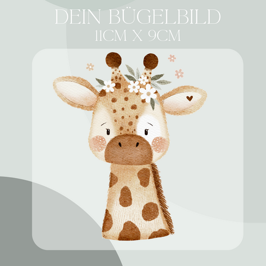 Giraffe Bügelbild