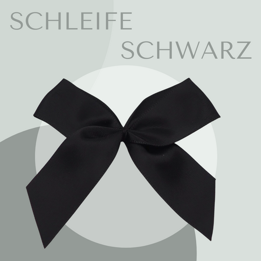 2 Schleifen Groß Schwarz