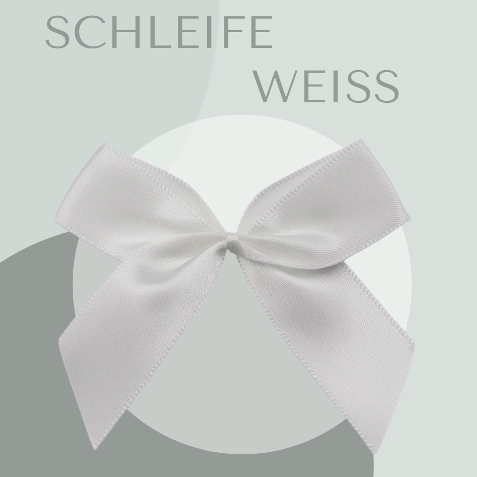 2 Schleifen Groß Weiß