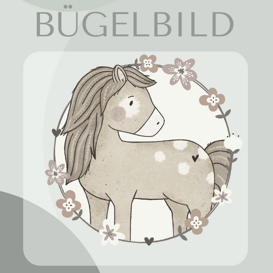 Bügelbild Pferd