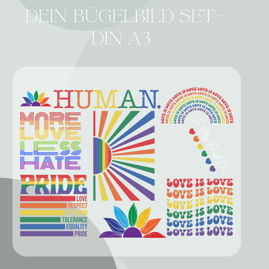Bügelbilder-Set Pride