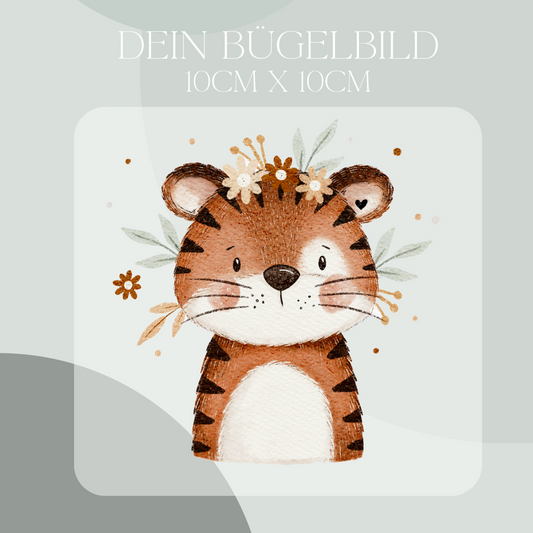 Tiger Bügelbild