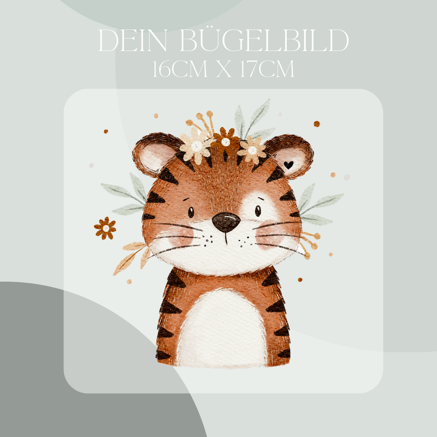 Tiger Bügelbild