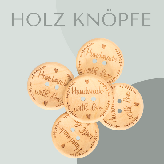 Handmade with Love, Holzknopf 