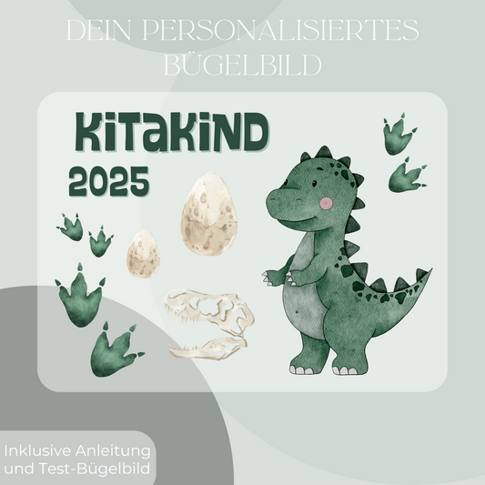 Bügelbild-Set Kitakind 2025 Dinosaurier