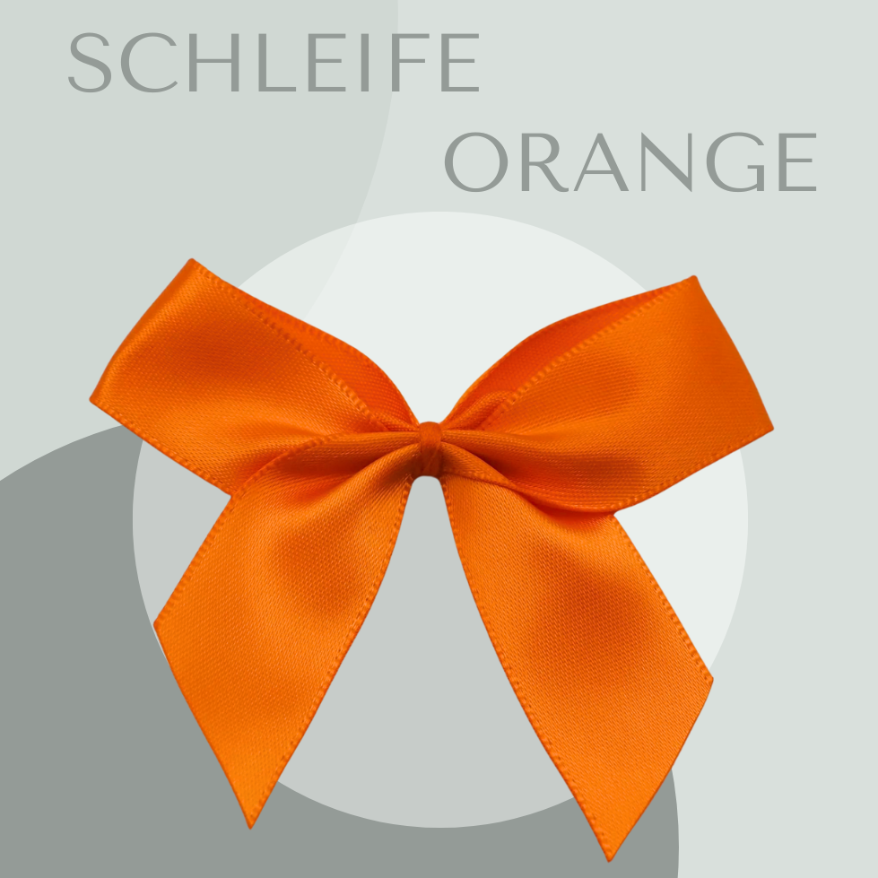 2 Schleifen Groß Orange
