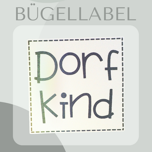 Reflektor Bügellabel Dorf Kind