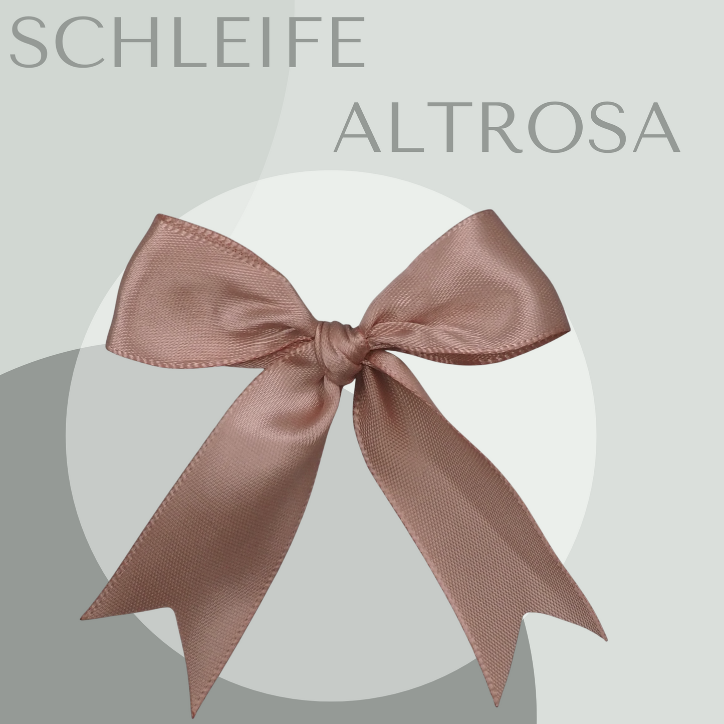 2 Schleifen XL Altrosa