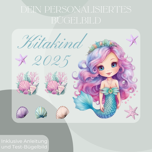 Bügelbild-Set Kitakind 2025 Meerjungfrau