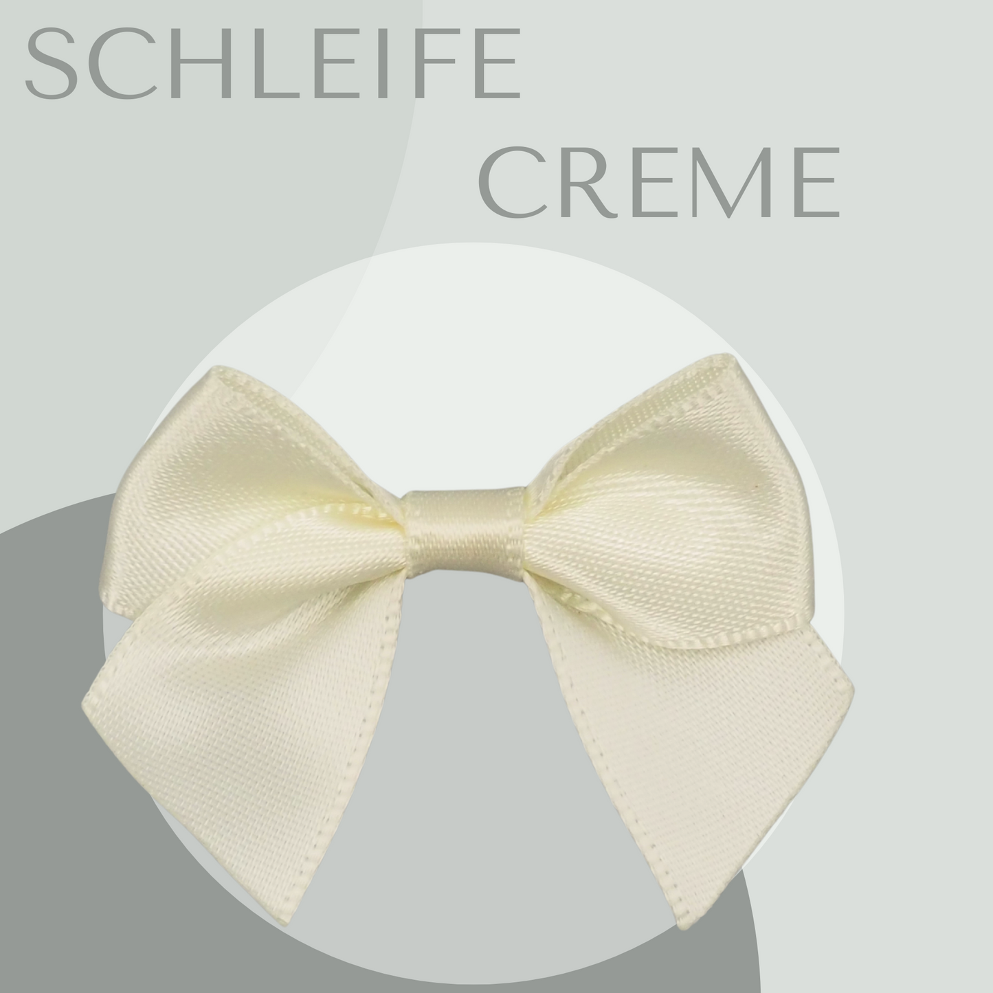 5 Schleifen Groß creme