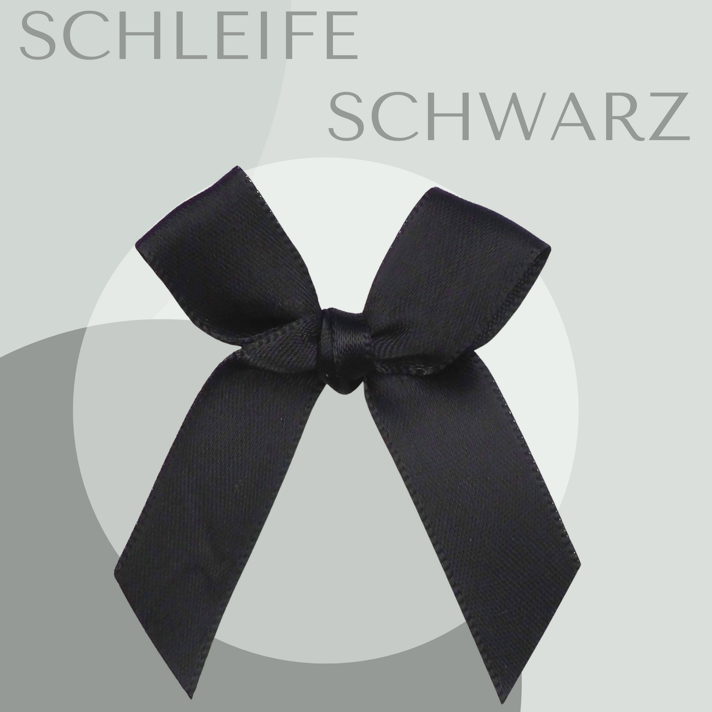 5 Schleifen Groß Schwarz