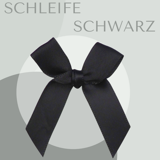 5 Schleifen Groß Schwarz