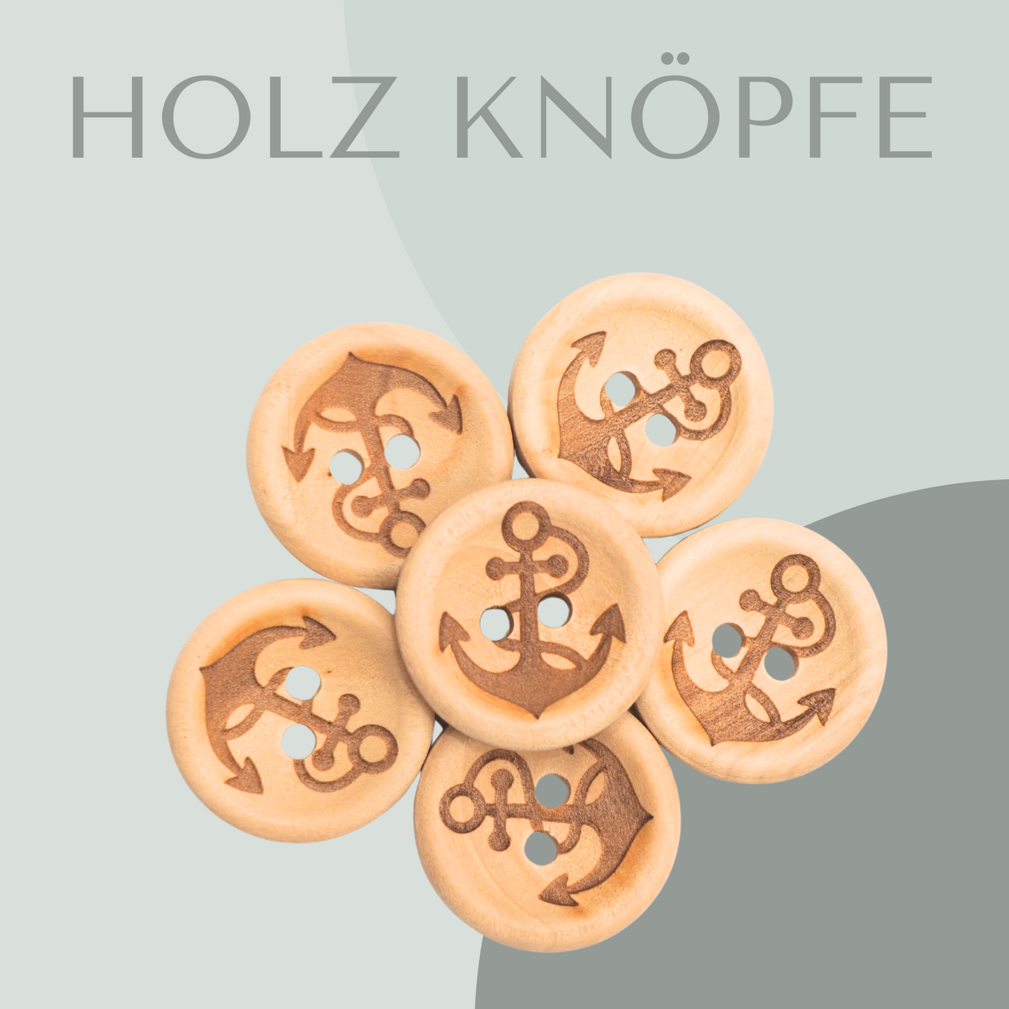 Anker, Holzknopf