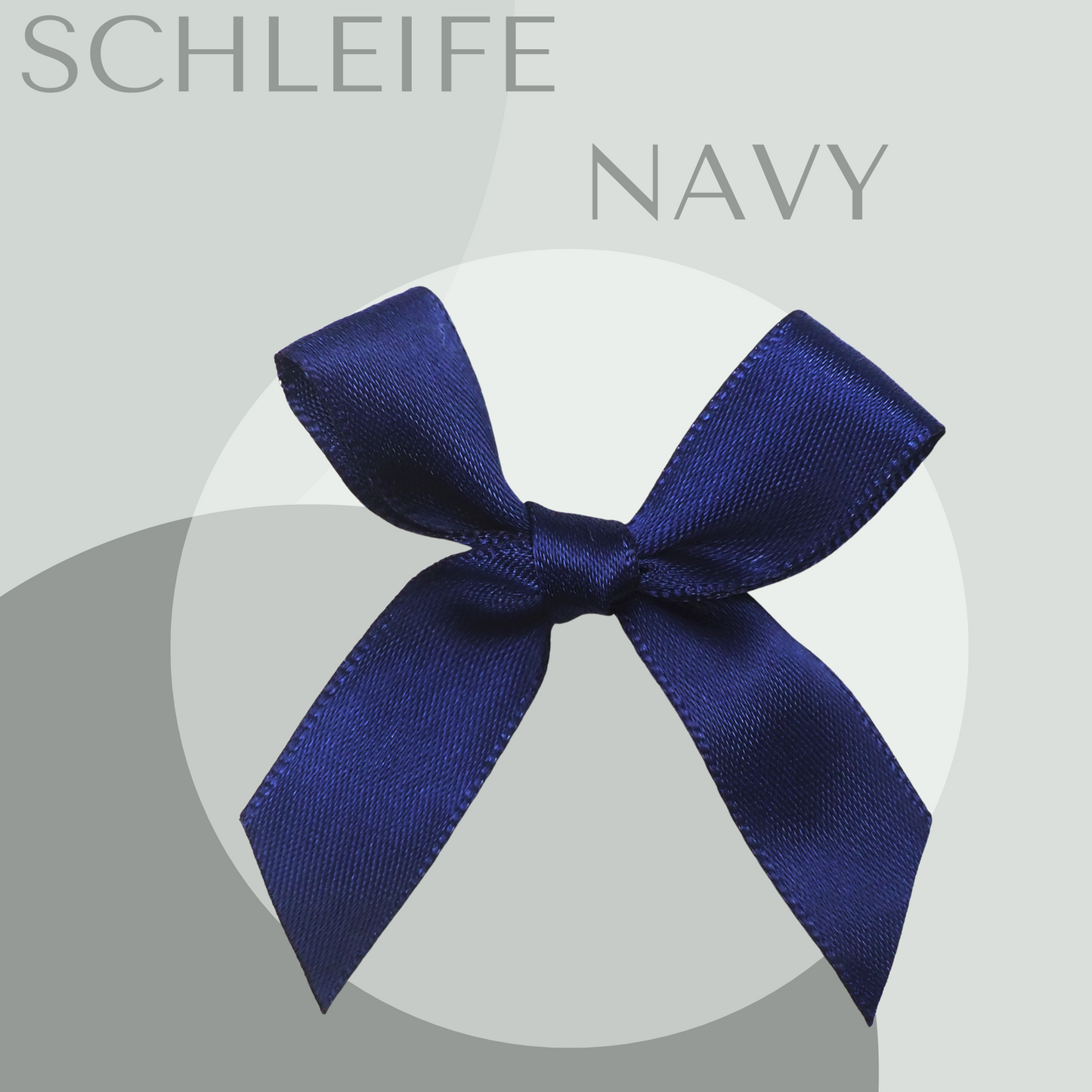 5 Schleifen Groß Navy