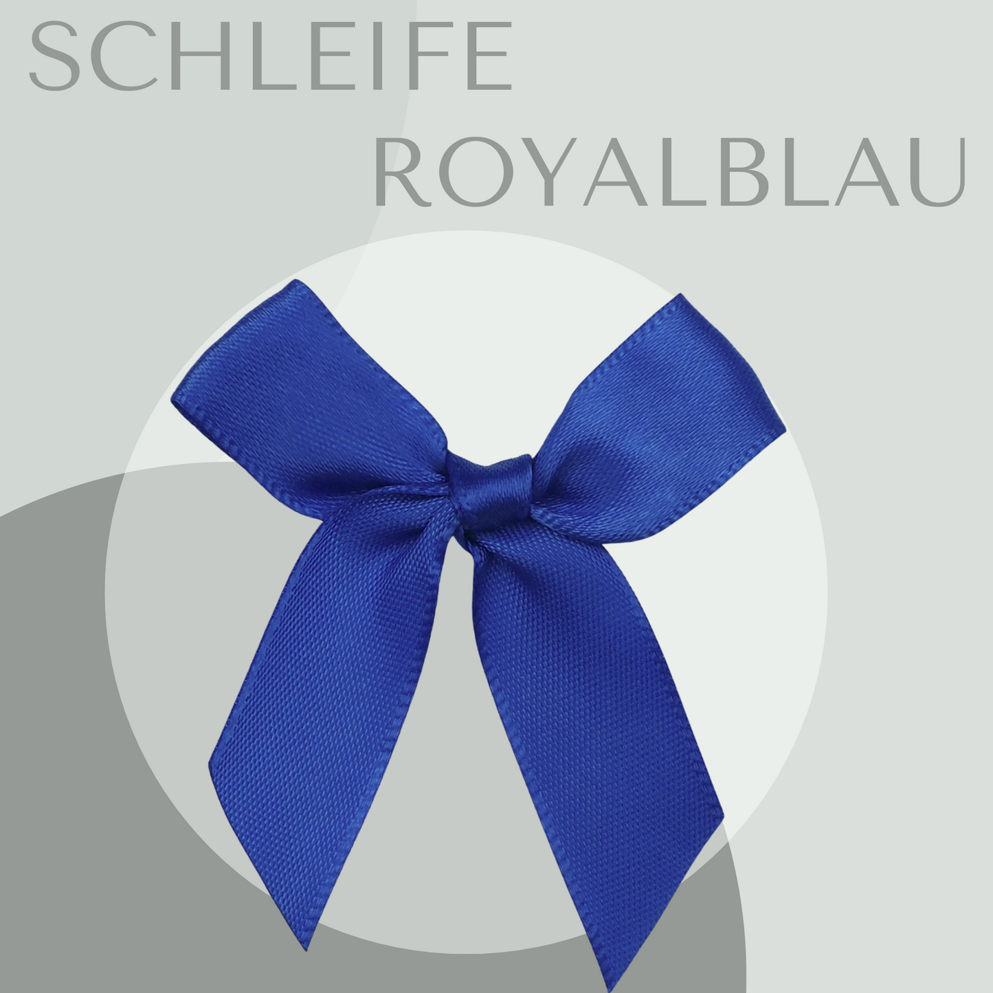 5 Schleifen Groß Royalblau