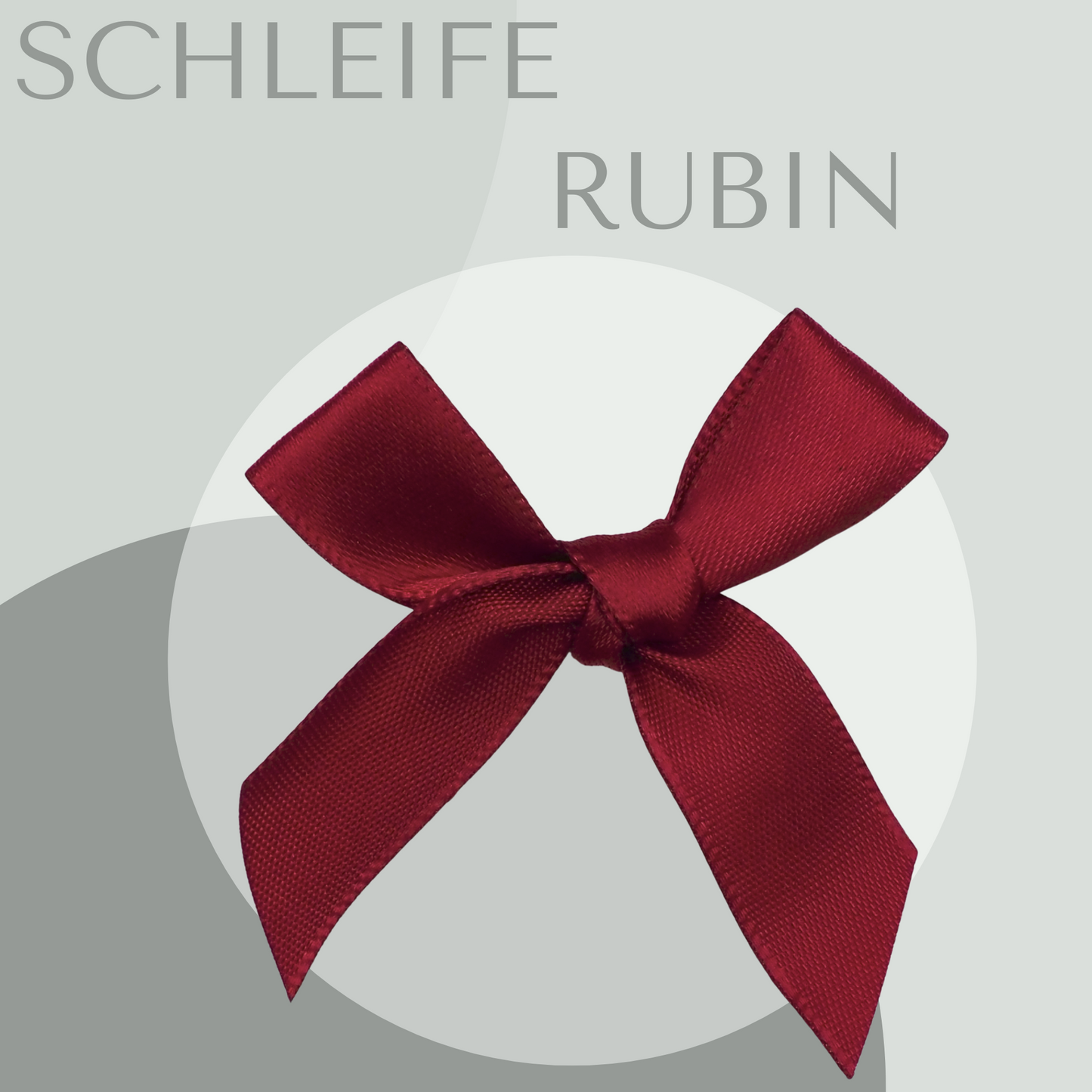 5 Schleifen Groß Rubin