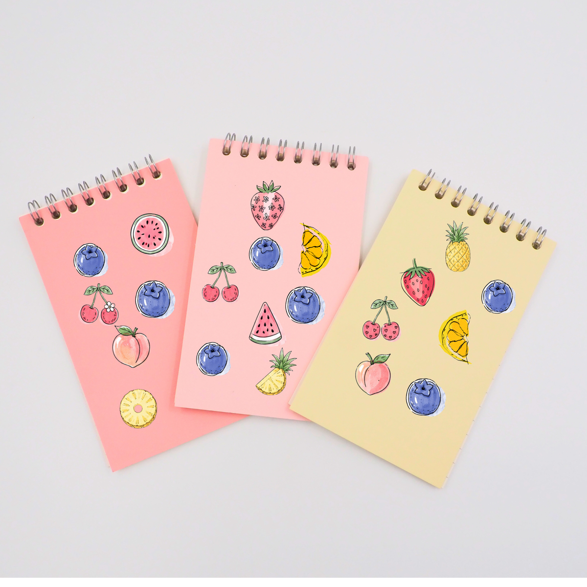Obst Rub-On Sticker Set