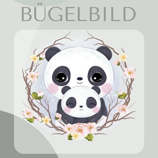 Bügelbild Panda