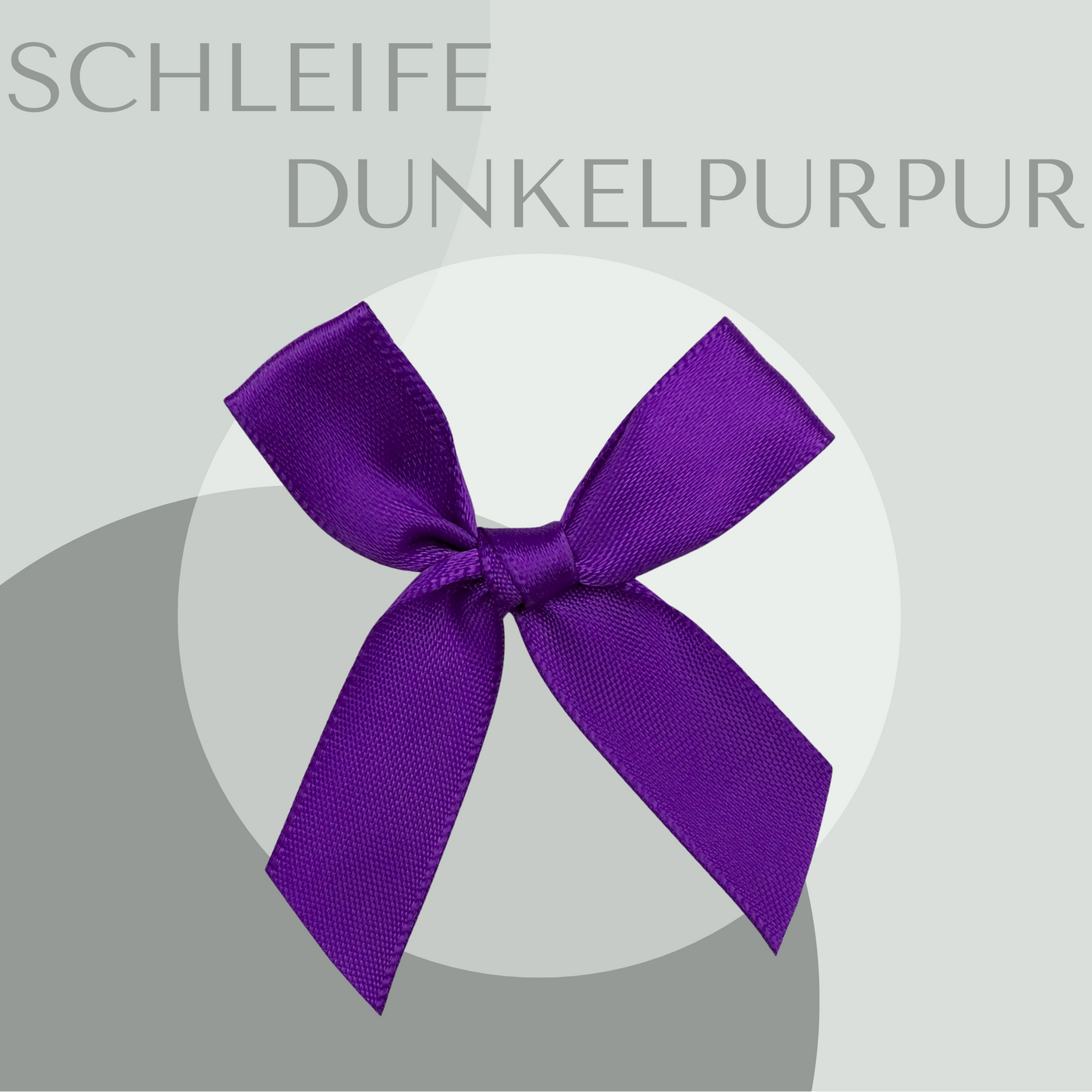 5 Schleifen Groß Dunkelpurpur