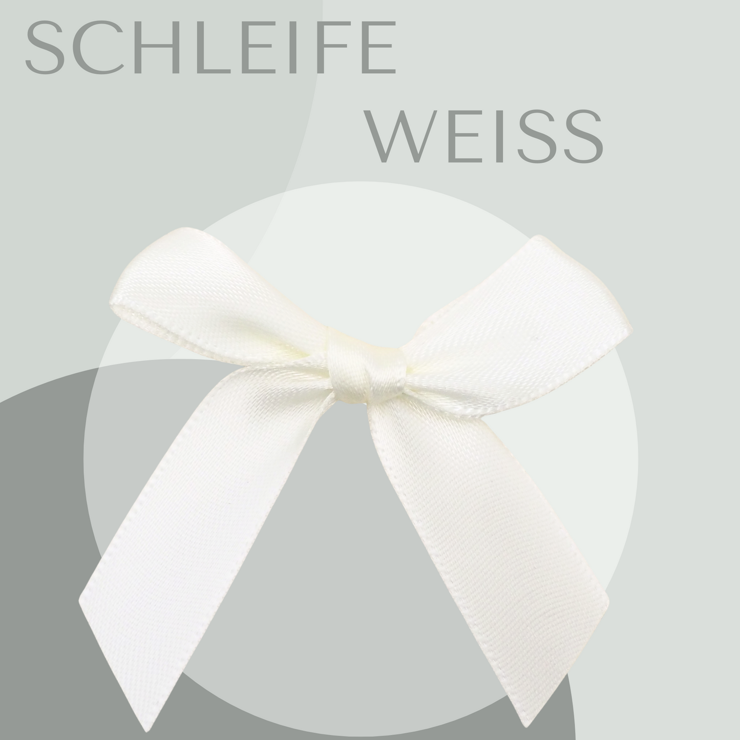 5 Schleifen Groß weiß