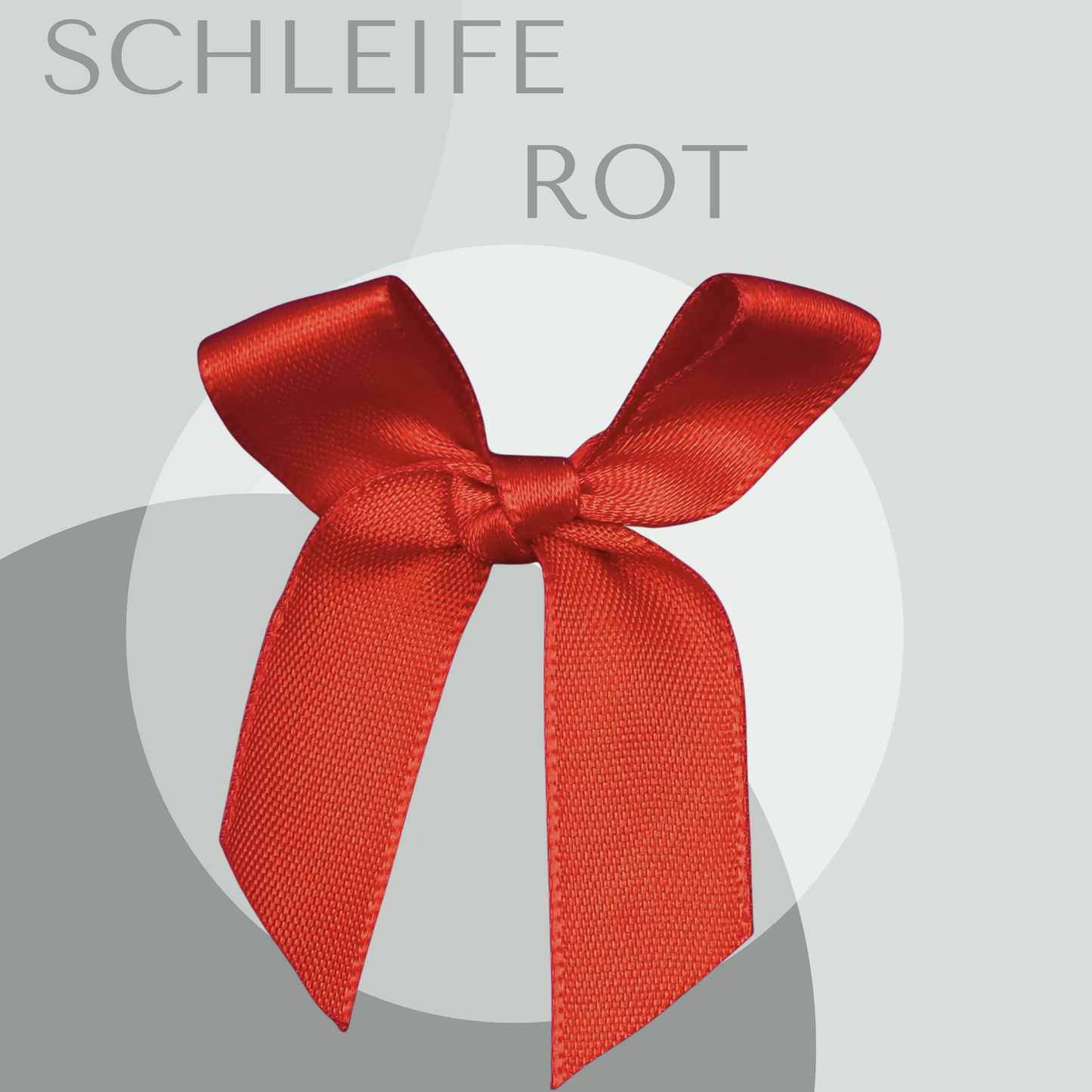 5 Schleifen Groß Rot