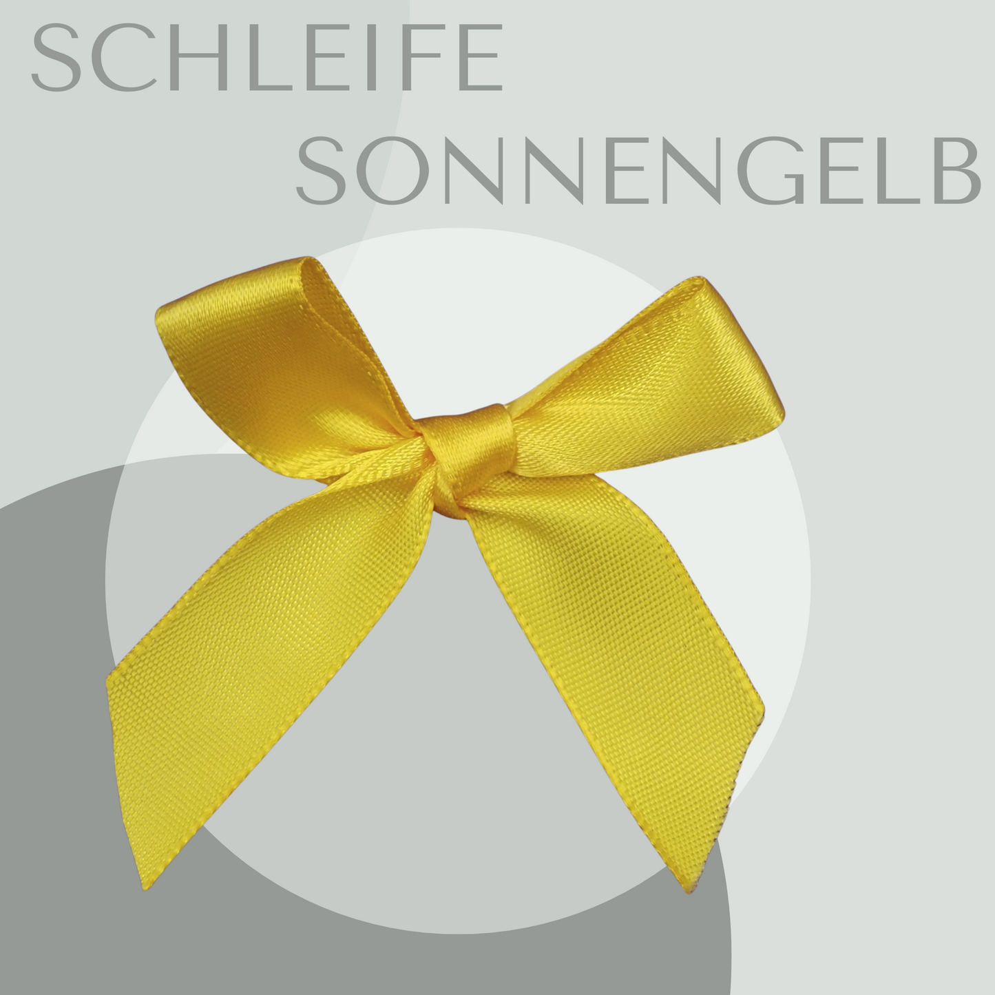5 Schleifen Groß Sonnengelb